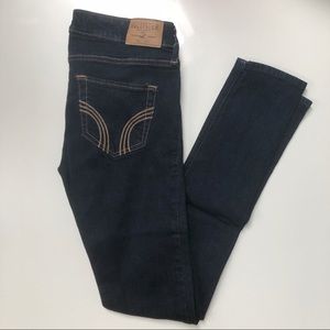 Hollister dark wash super skinny jeans